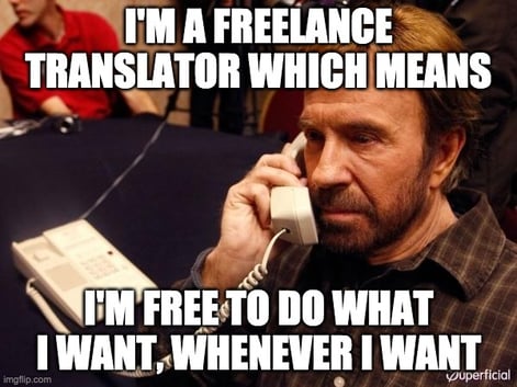 freelance translator meme