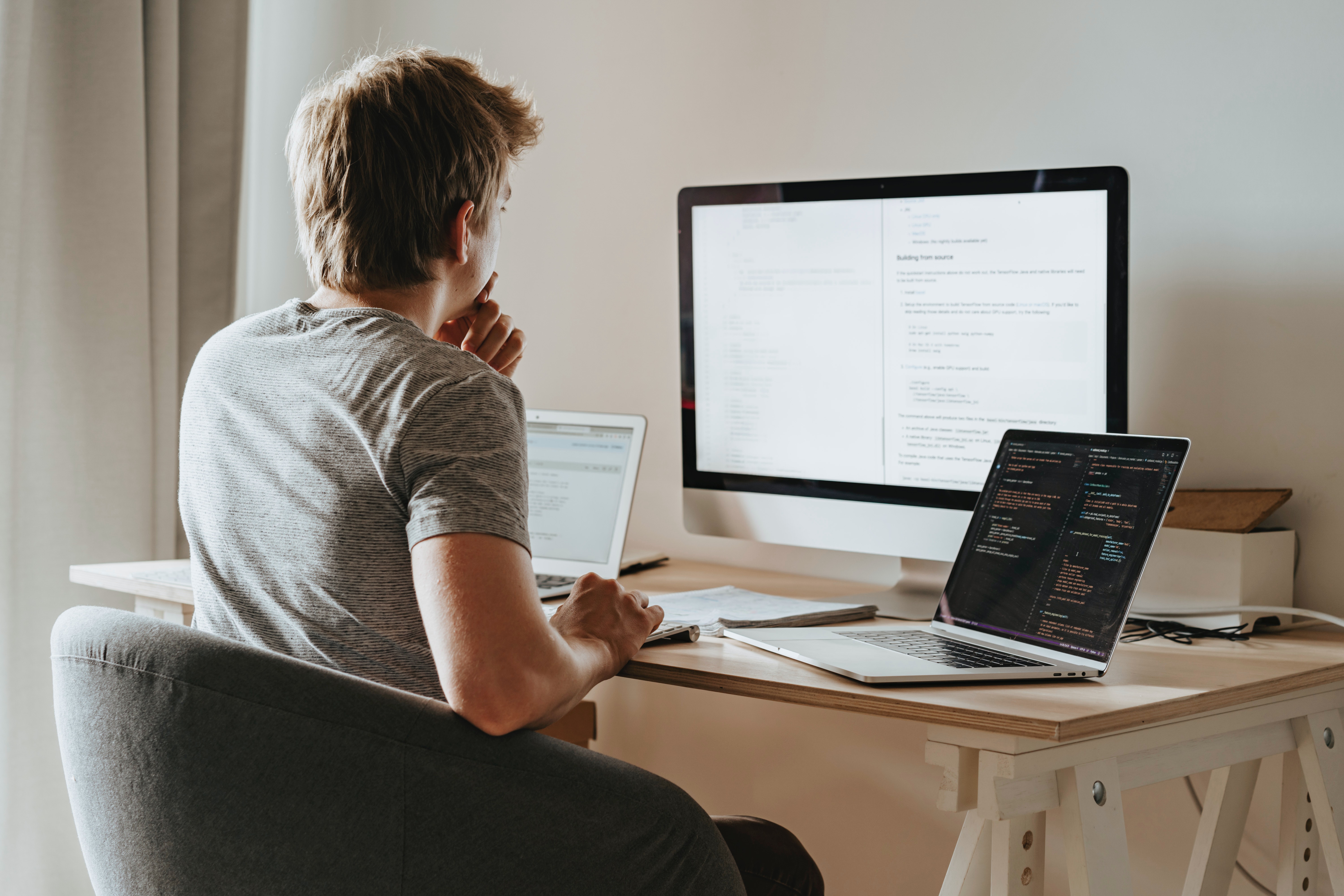 Manager Working with a Translation Management Software