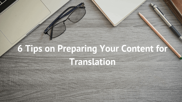 preparing for translation